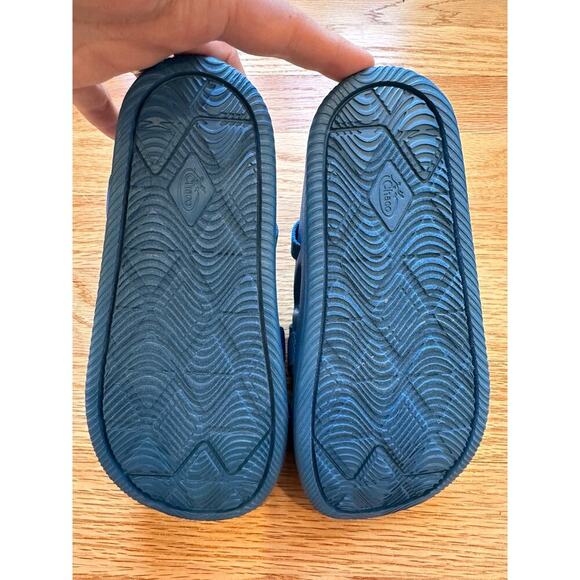 NEW Chacos Chillos Sport Big Kid Blue Sandals, Sz 2, Unisex (C105) - Picture 3 of 7